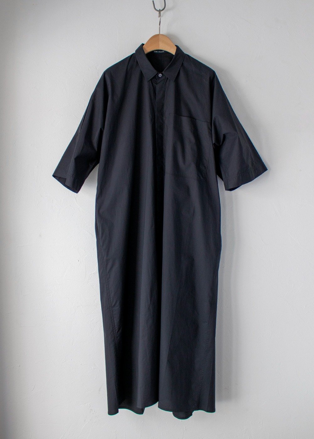 DORIS - Dress-Shirt Short Slv 3 pockets  - Woven Black
